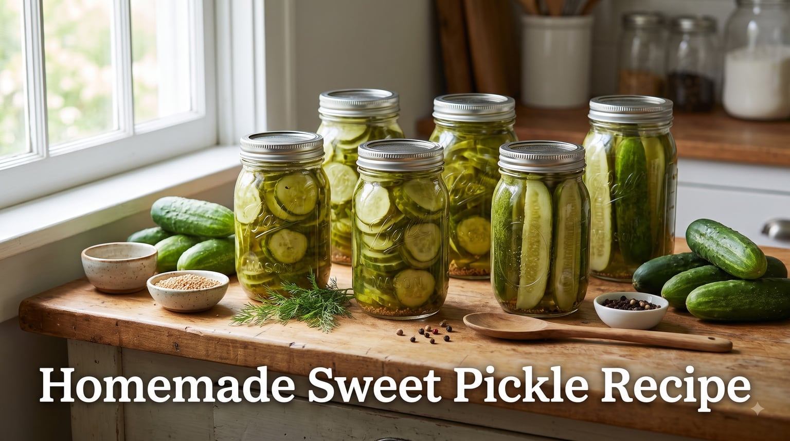 Homemade Sweet Pickle Recipe