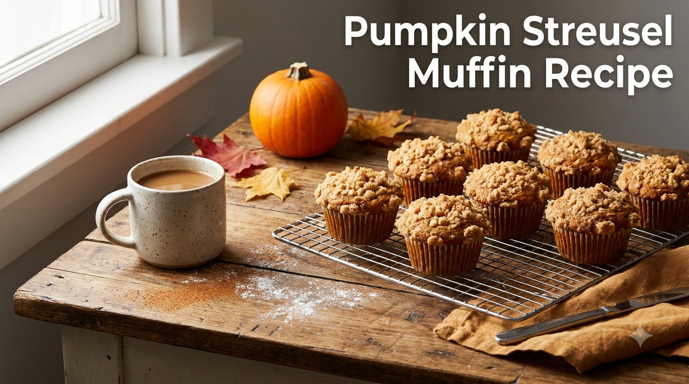 Pumpkin Streusel Muffin Recipe