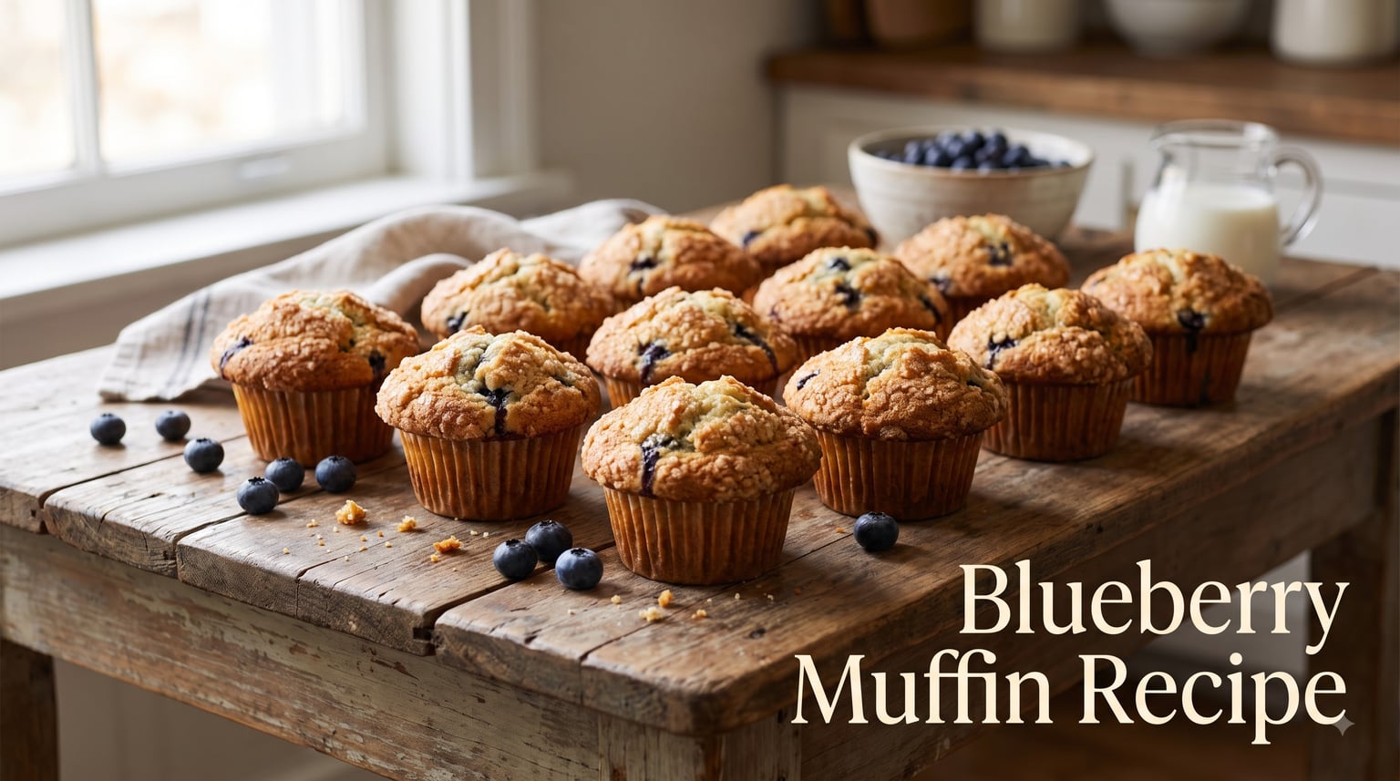 Blueberry Muffin Recipe