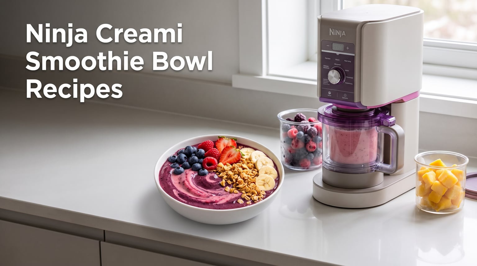 Ninja Creami Smoothie Bowl Recipes