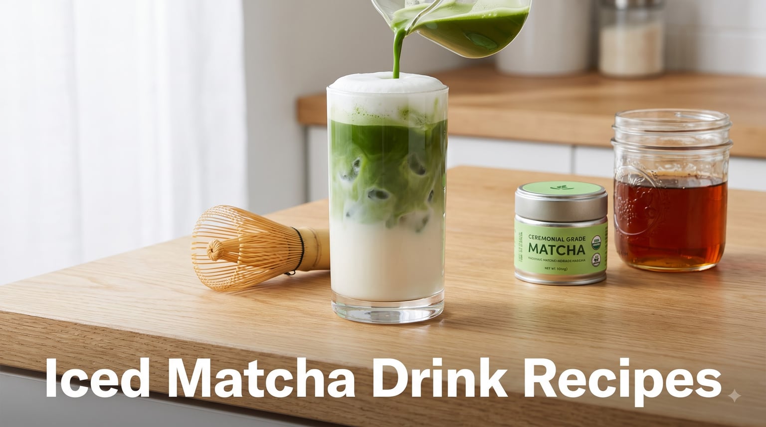 Iced Matcha Drink Recipes