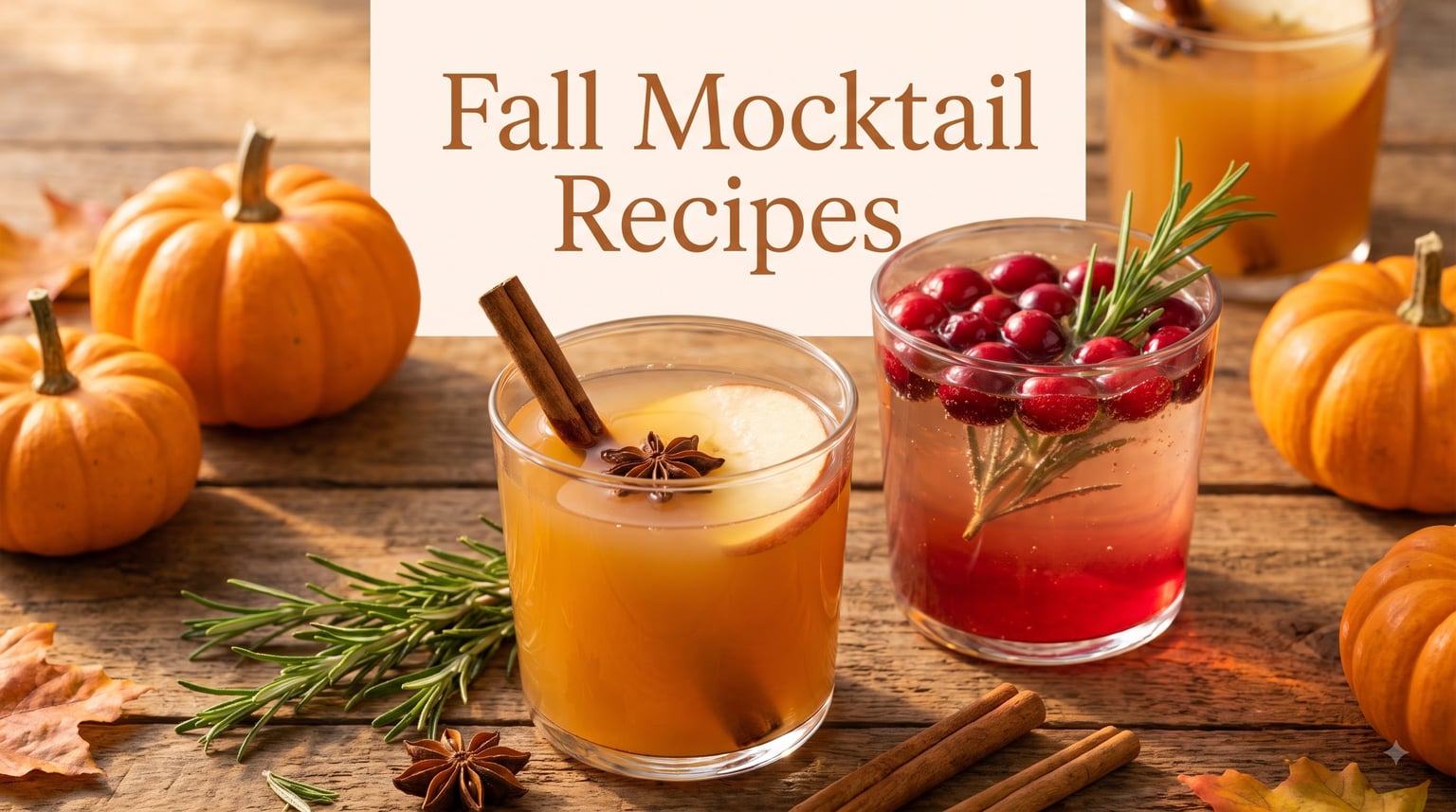 Fall Mocktail Recipes