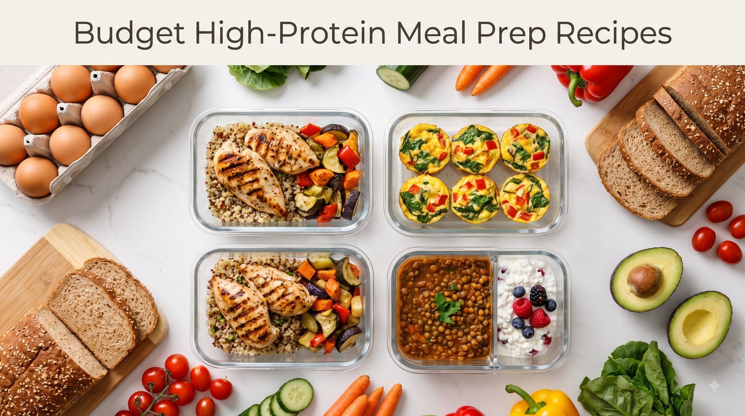 Budget High-Protein Meal Prep Recipes
