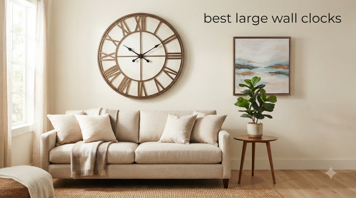 best large wall clocks