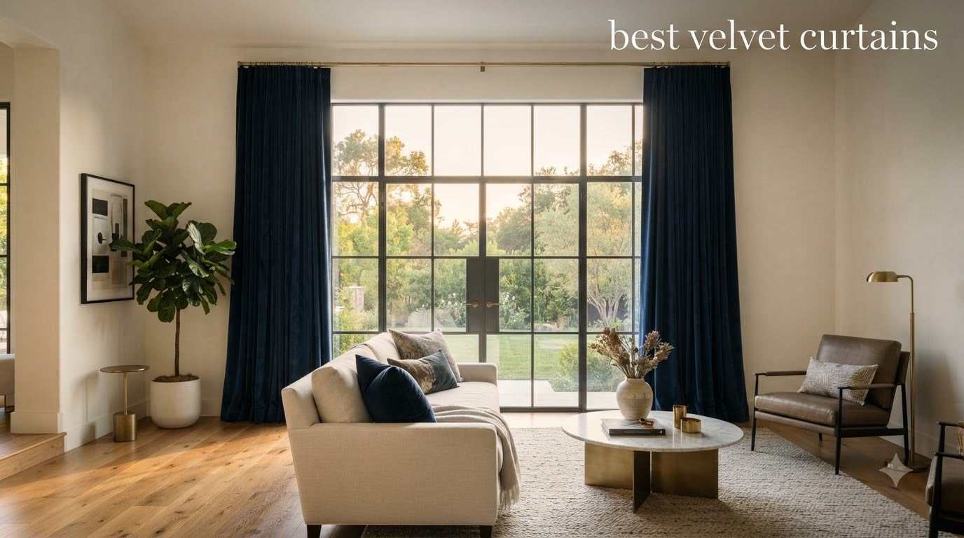 best velvet curtains