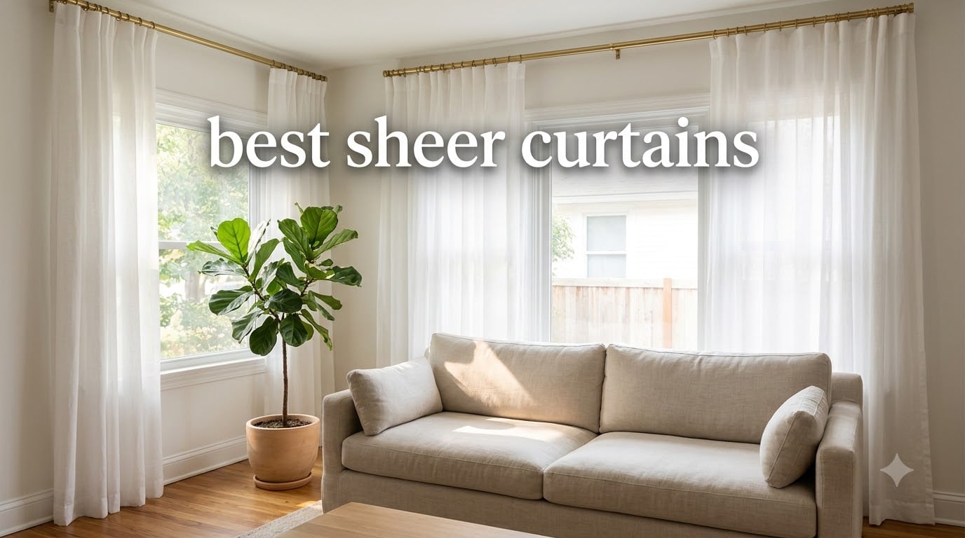 best sheer curtains