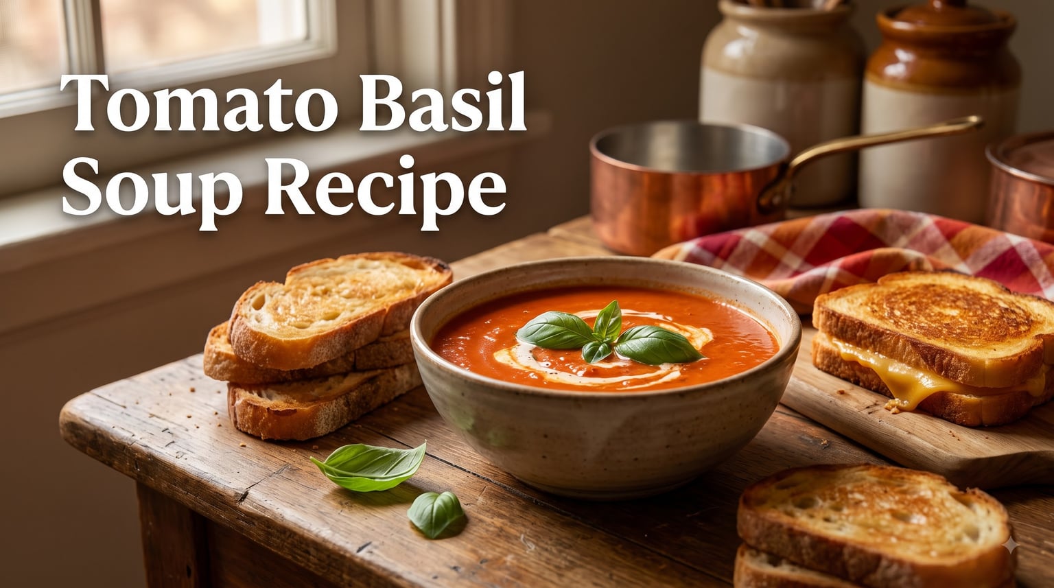 Tomato Basil Soup Recipe