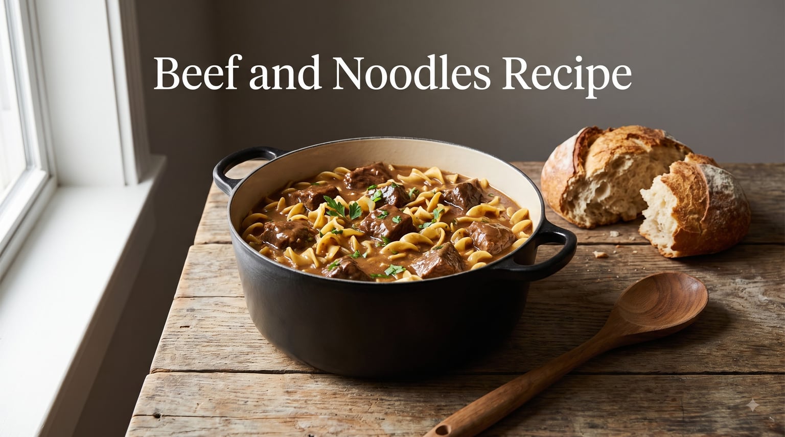 Beef and Noodles Recipe