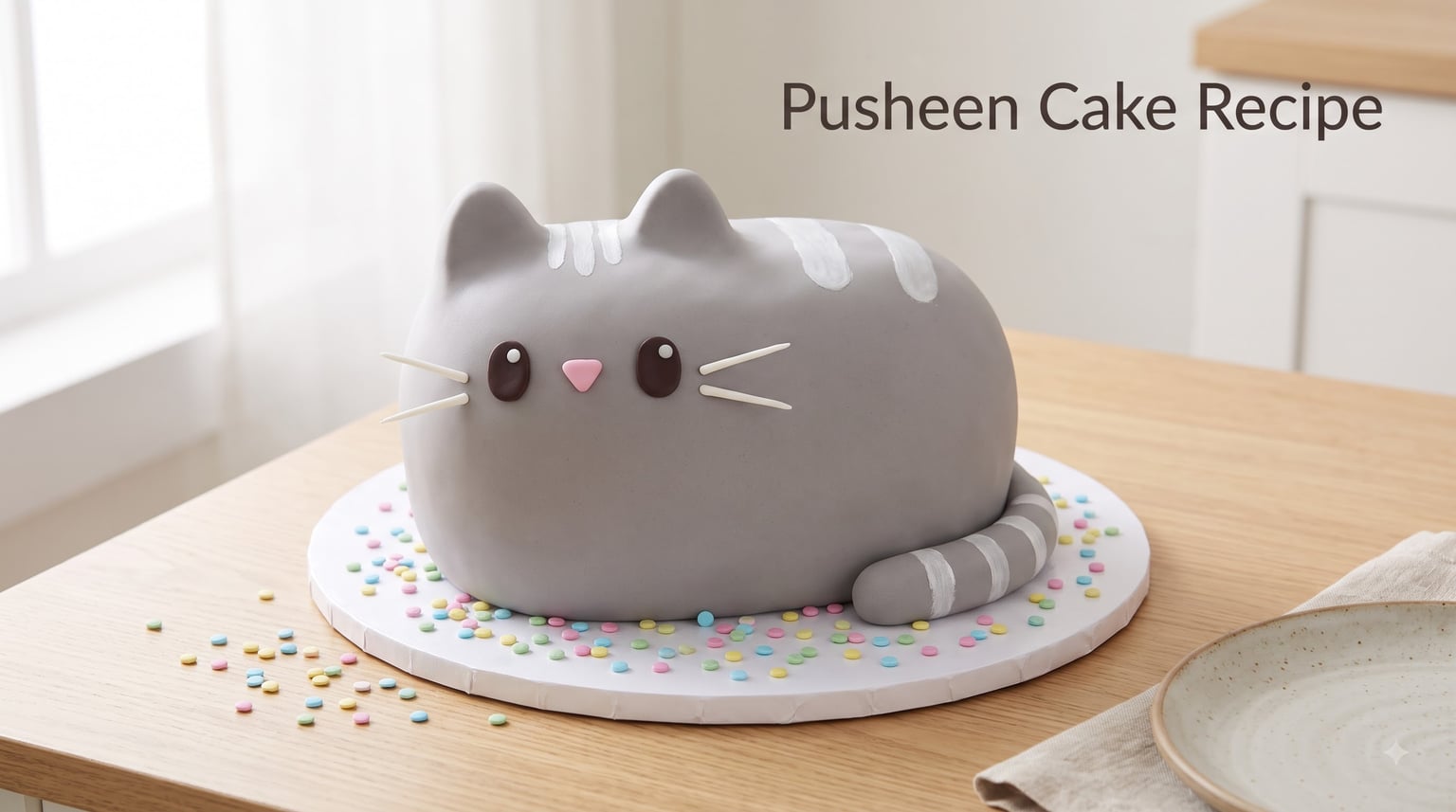 Pusheen Cake Recipe
