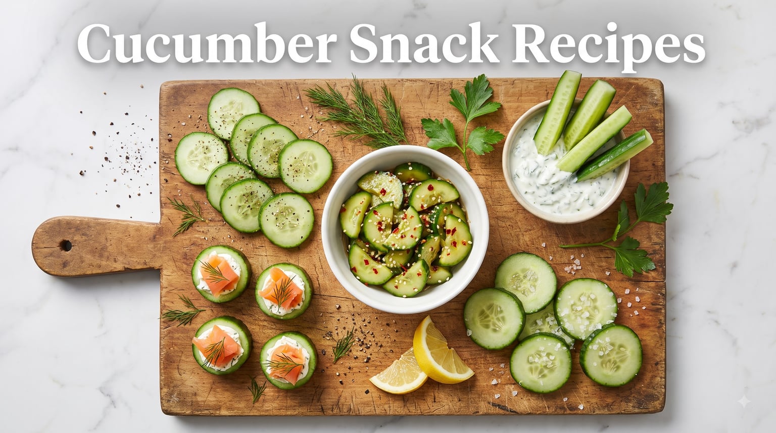 Cucumber Snack Recipes