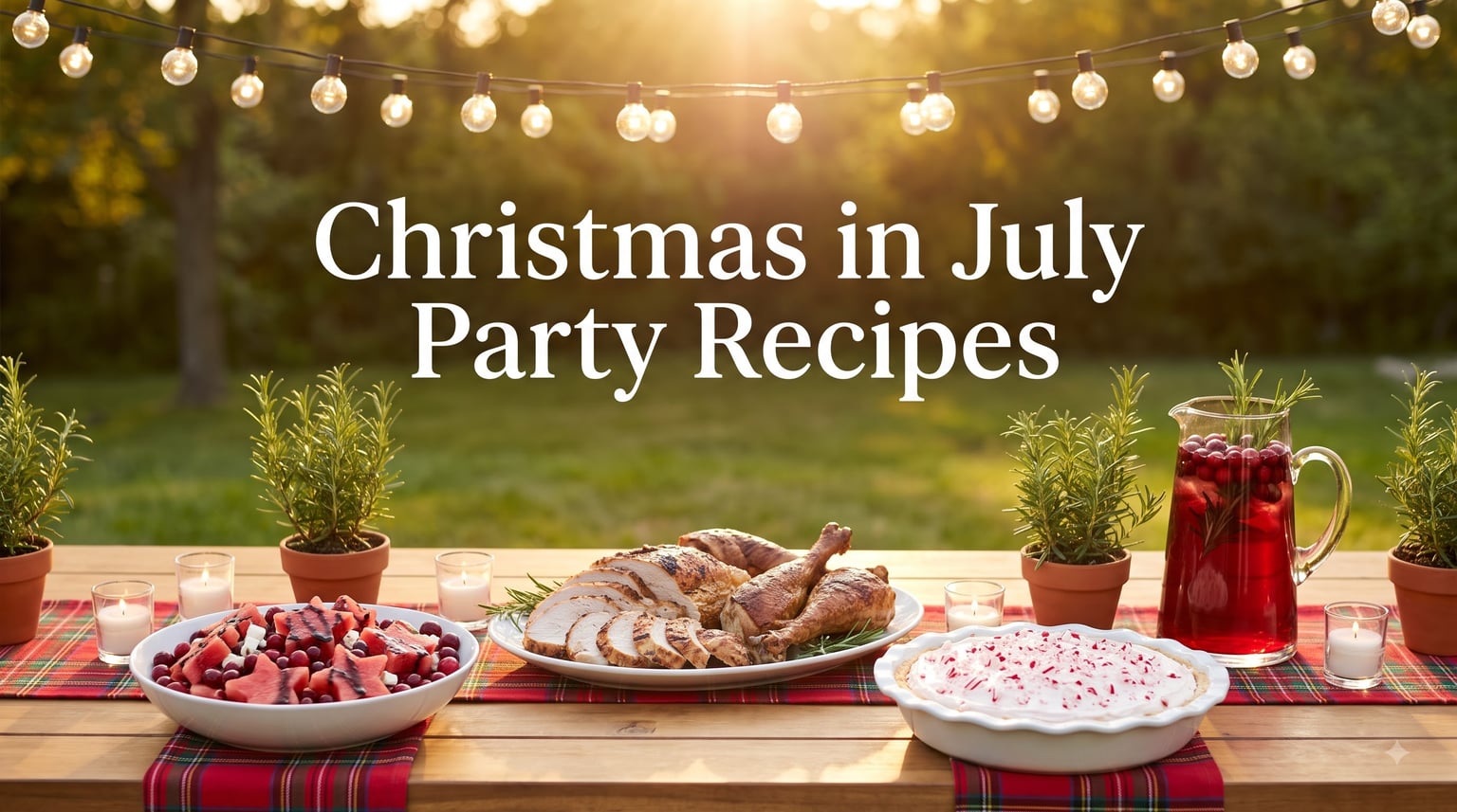 Christmas in July Party Recipes