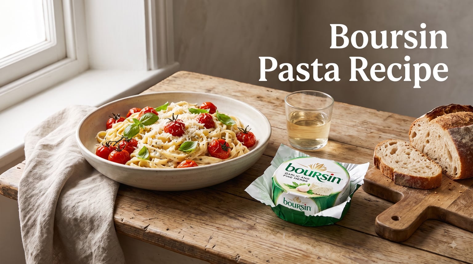 Boursin Pasta Recipe