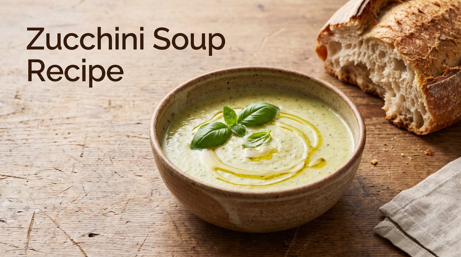 Zucchini Soup Recipe