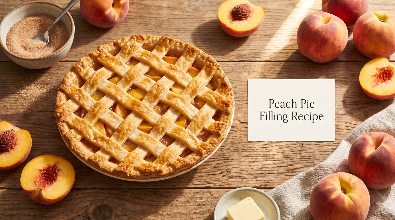 Peach Pie Filling Recipe