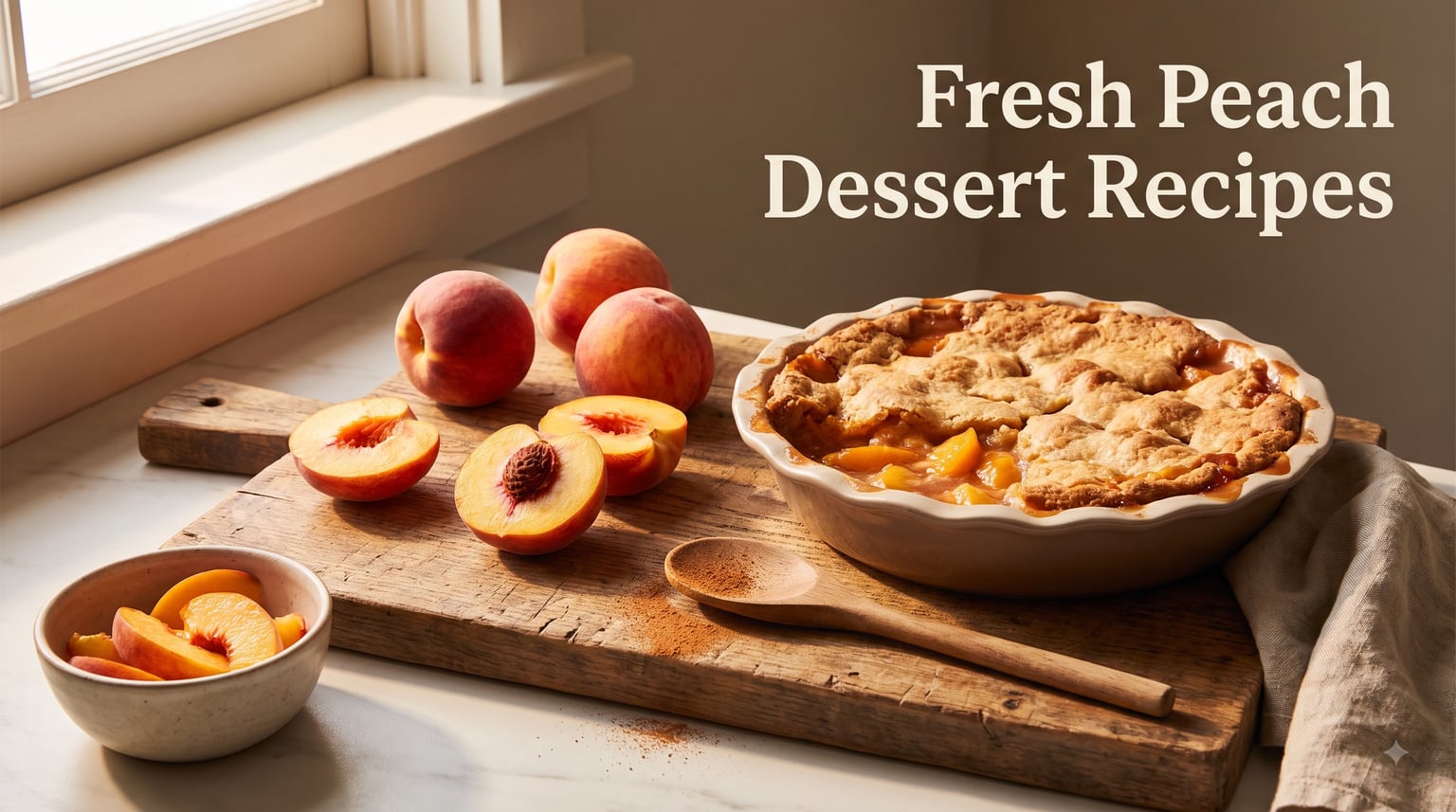 Fresh Peach Dessert Recipes