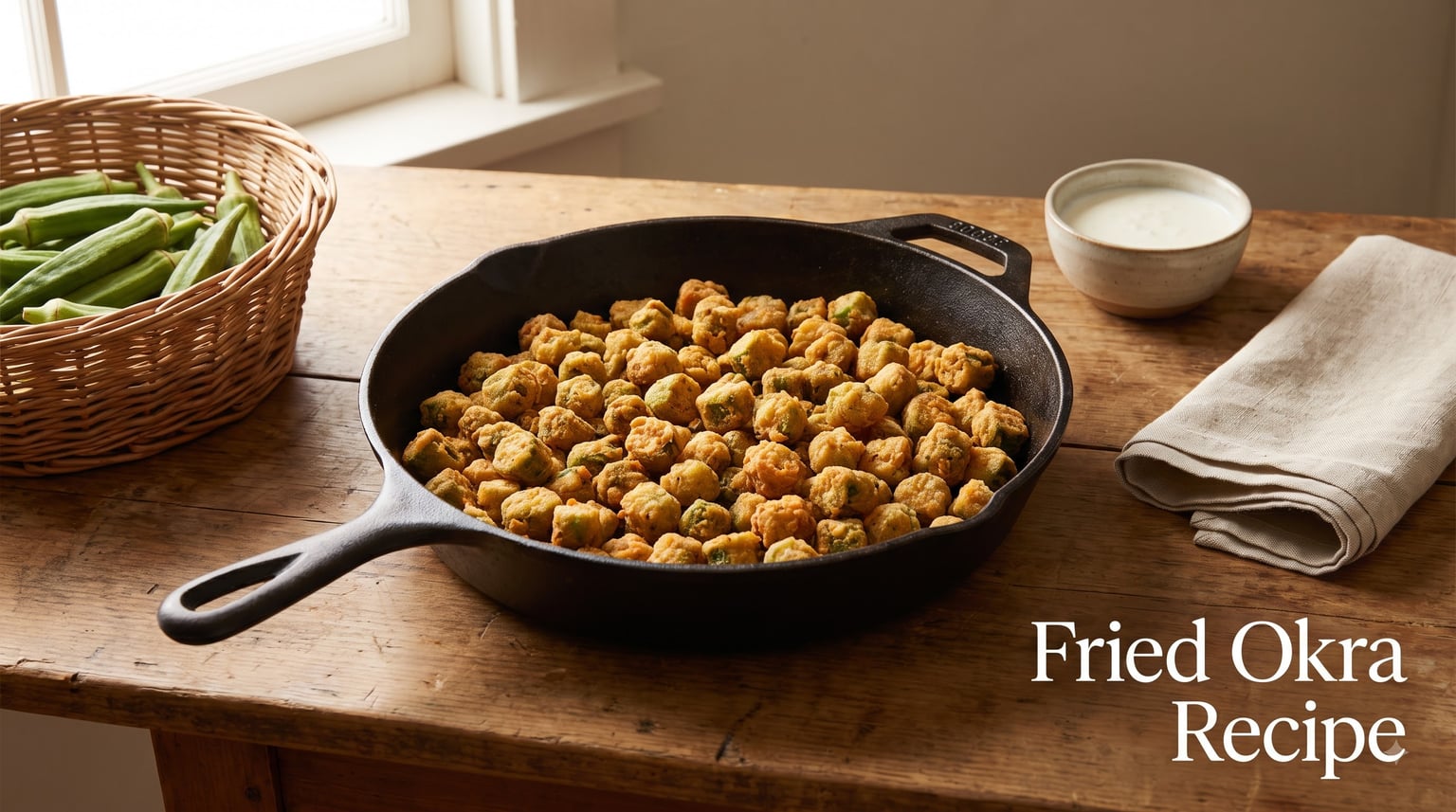 Fried Okra Recipe