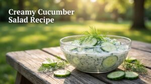 Creamy Cucumber Salad Recipe