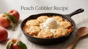 Peach Cobbler Recipe