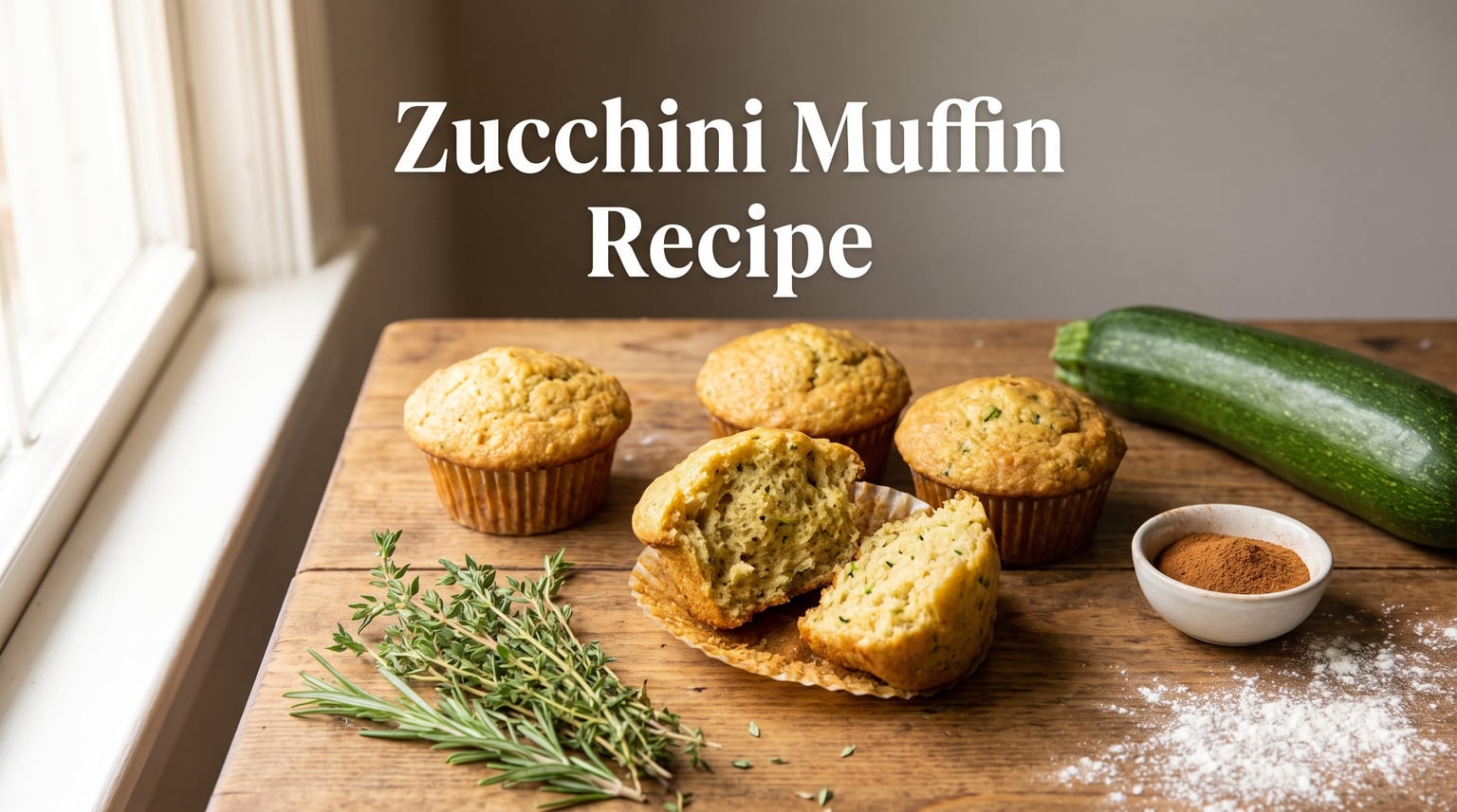 Zucchini Muffin Recipe