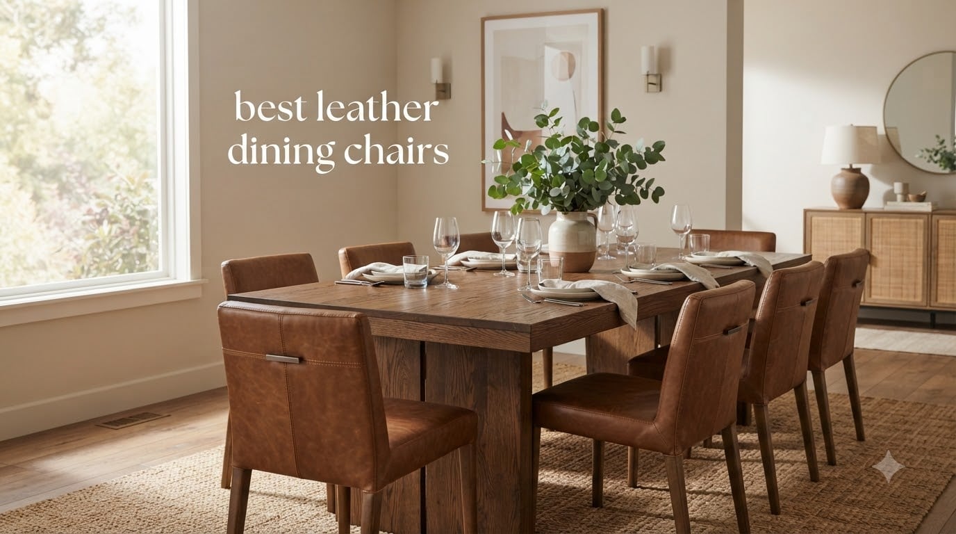 best leather dining chairs