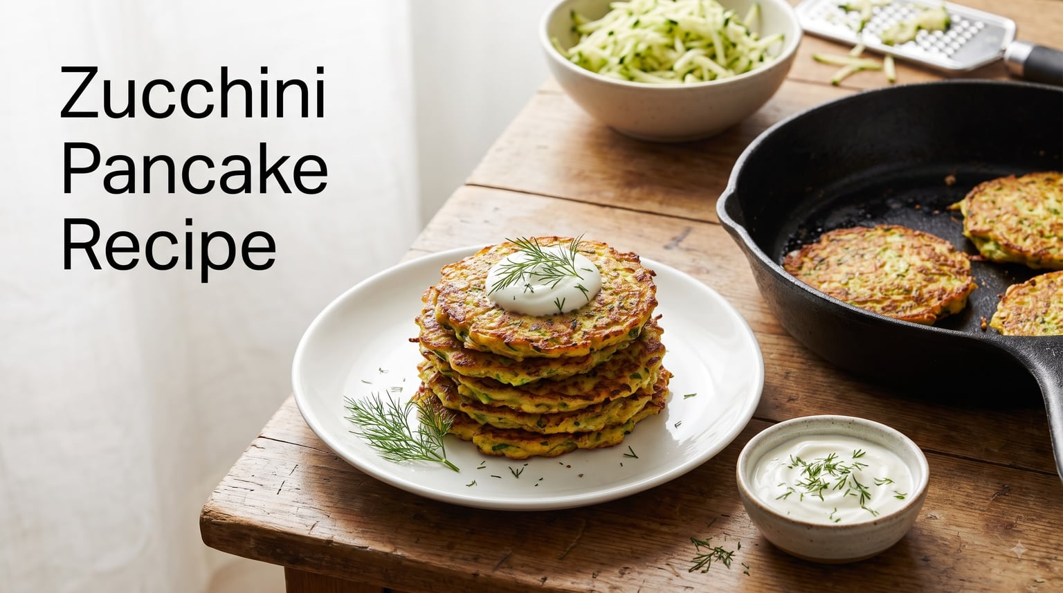 Zucchini Pancake Recipe