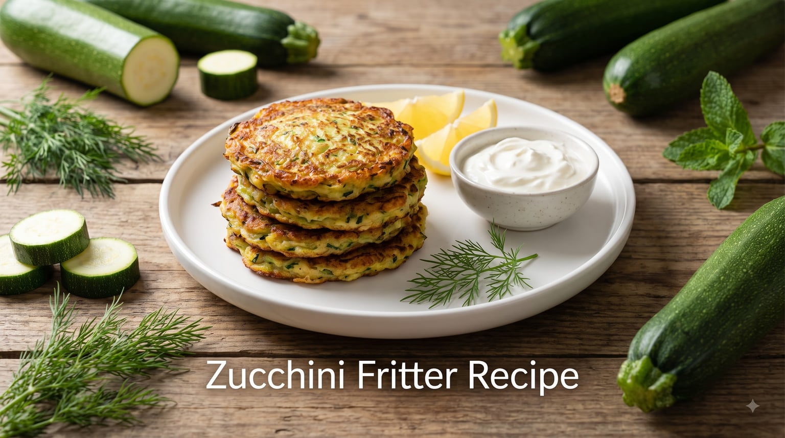 Zucchini Fritter Recipe