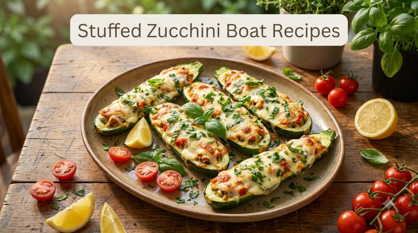 Stuffed Zucchini Boat Recipes