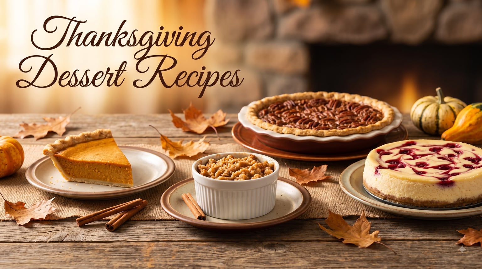 Thanksgiving Dessert Recipes
