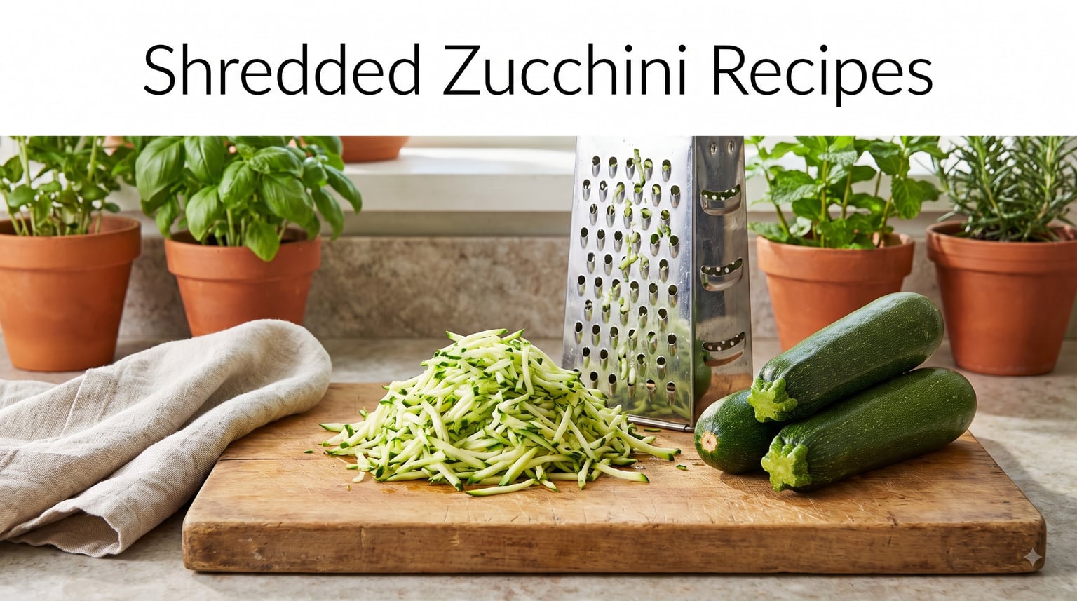 Shredded Zucchini Recipes
