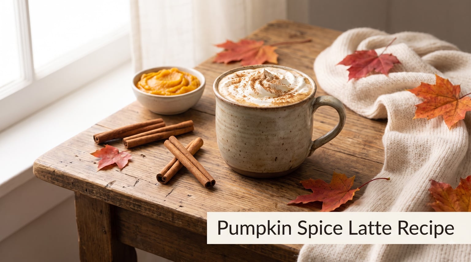 Pumpkin Spice Latte Recipe