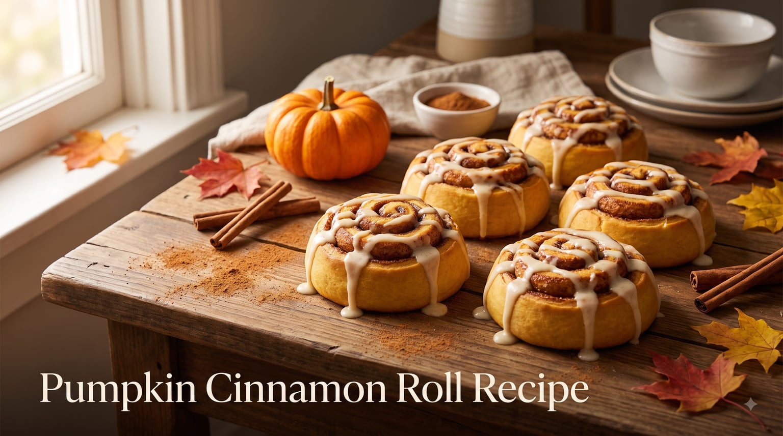 Pumpkin Cinnamon Roll Recipe