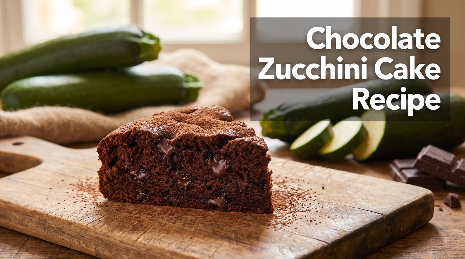Chocolate Zucchini Cake Recipe