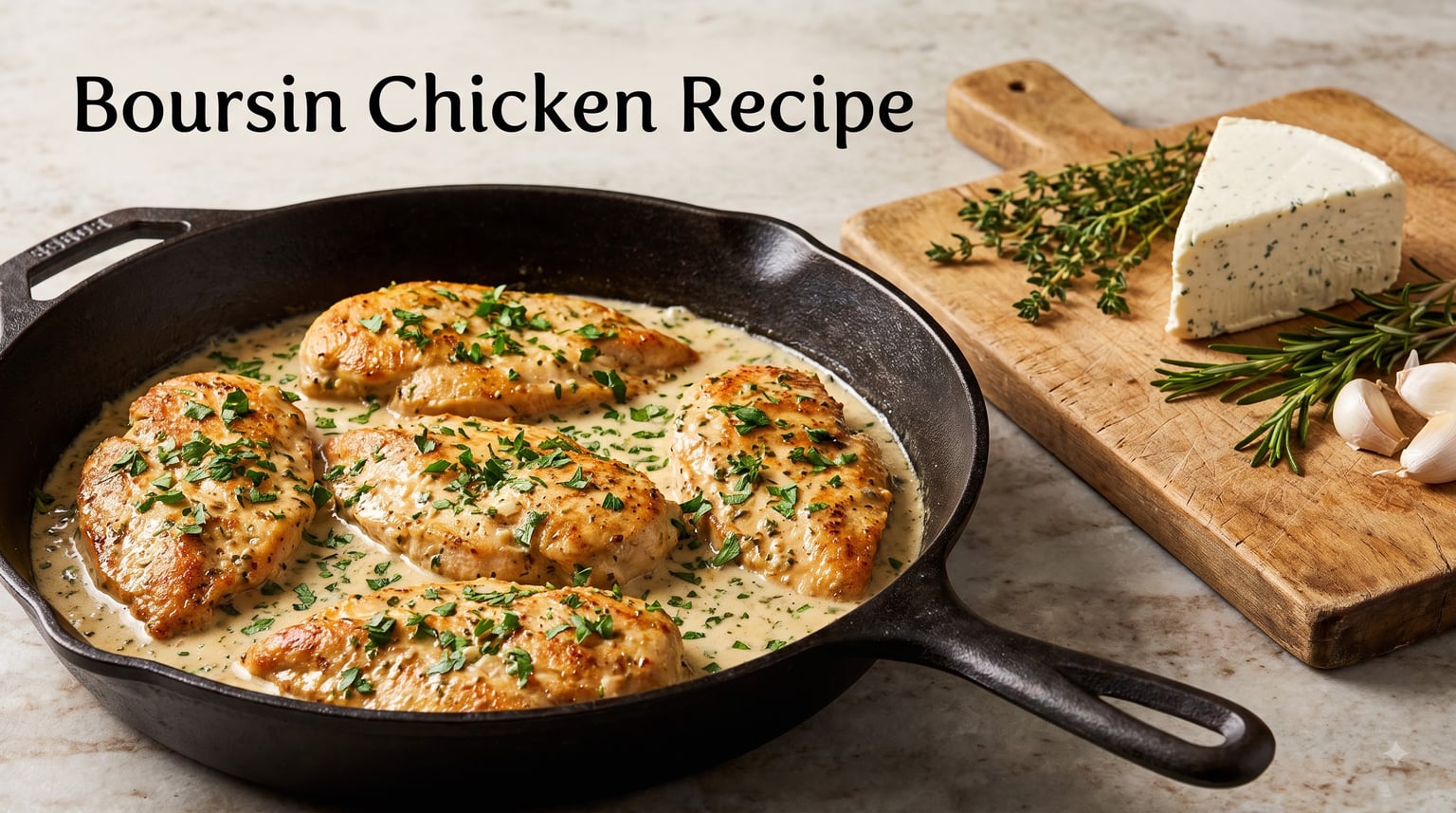 Boursin Chicken Recipe