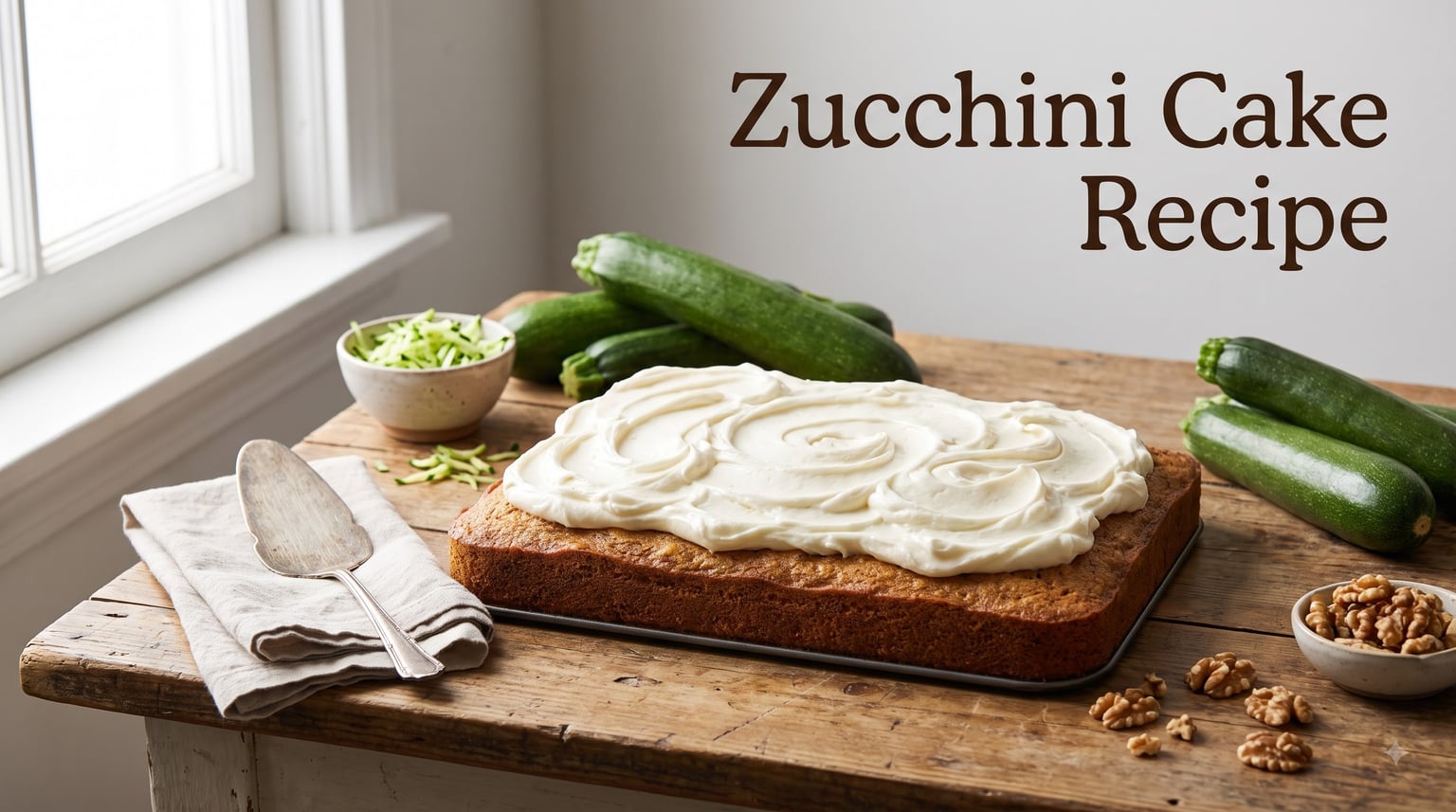 Zucchini Cake Recipe