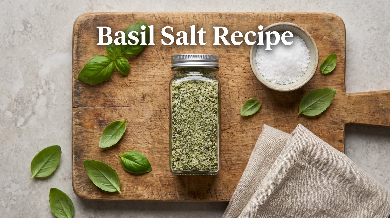 Basil Salt Recipe
