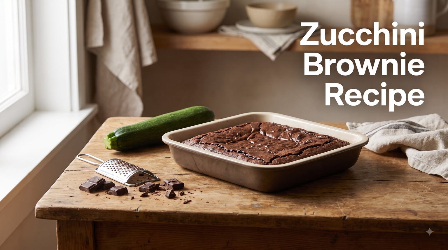 Zucchini Brownie Recipe