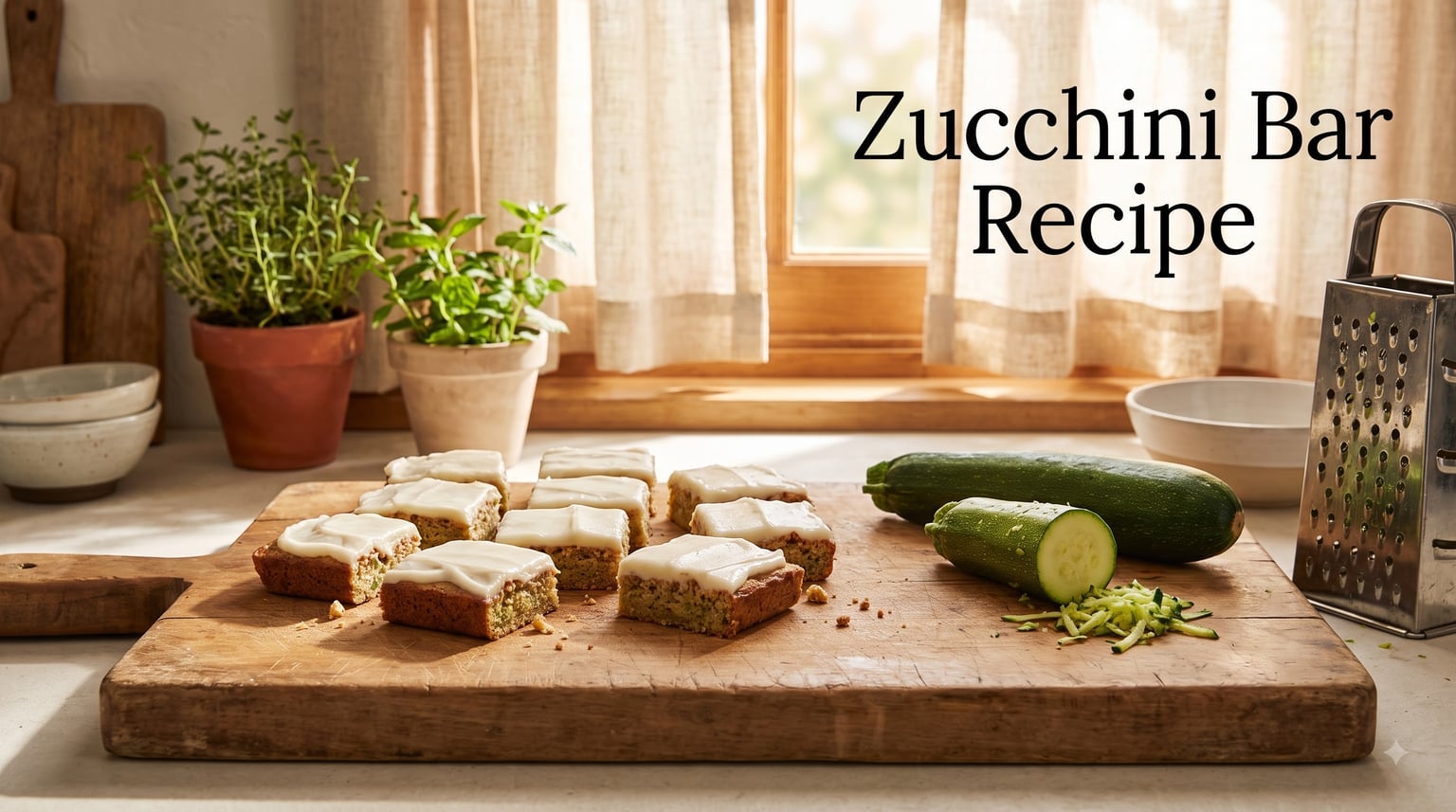 Zucchini Bar Recipe