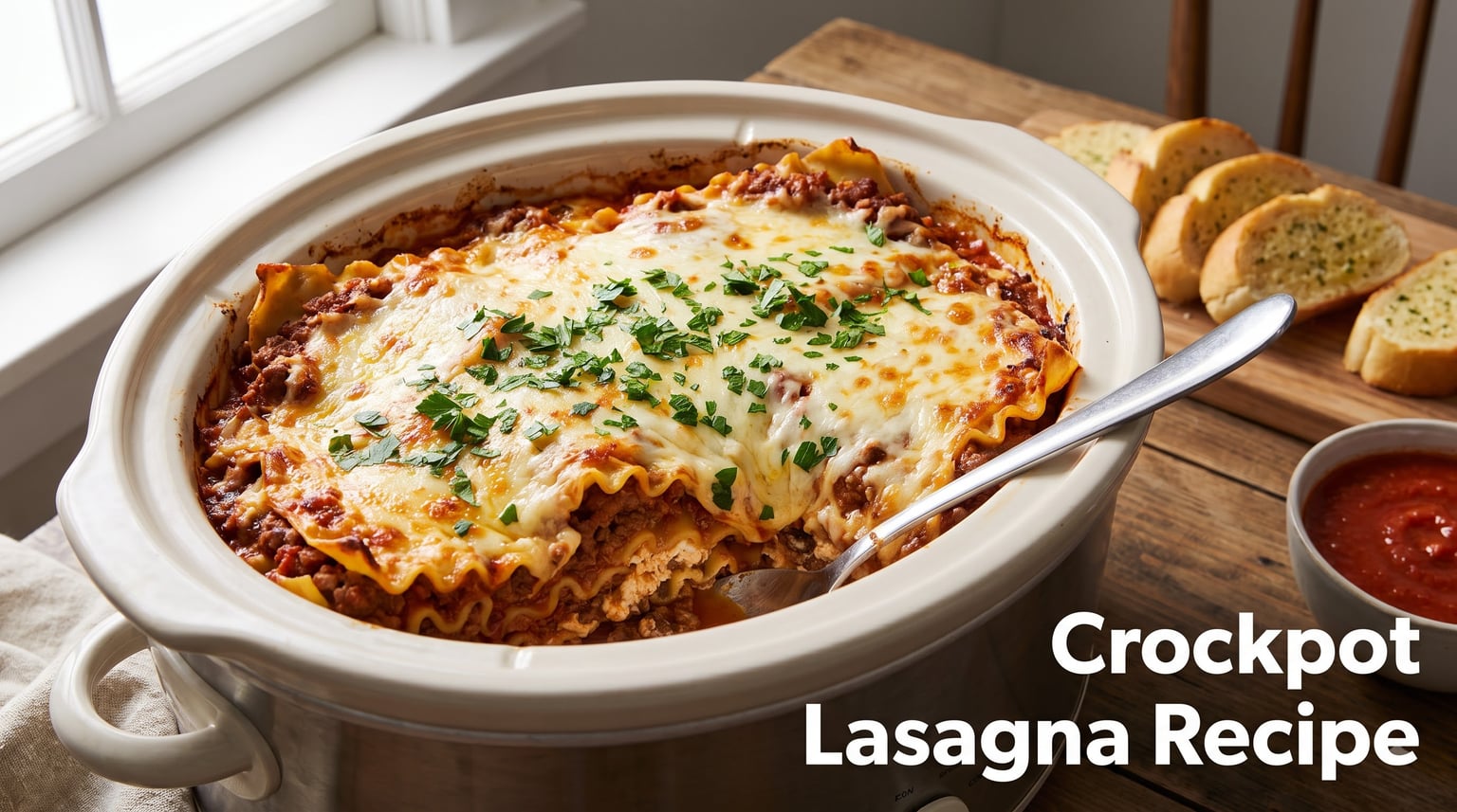 Crockpot Lasagna Recipe