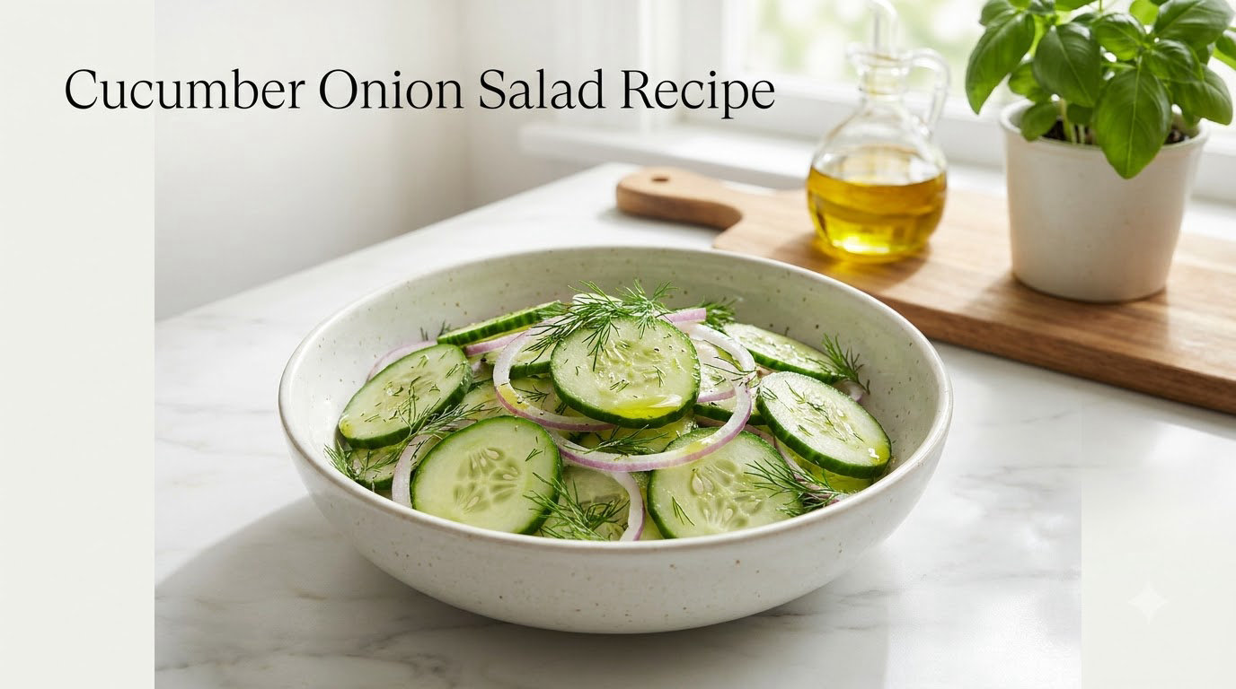 Cucumber Onion Salad Recipe