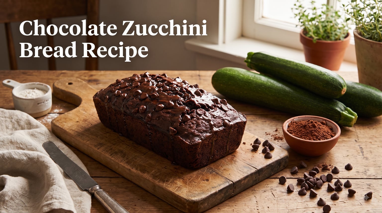 Chocolate Zucchini Bread Recipe
