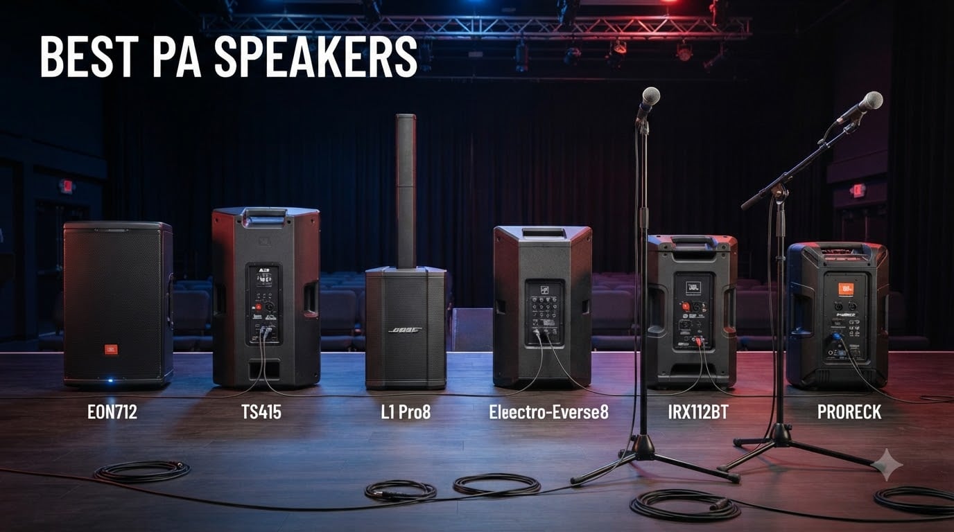 best pa speakers