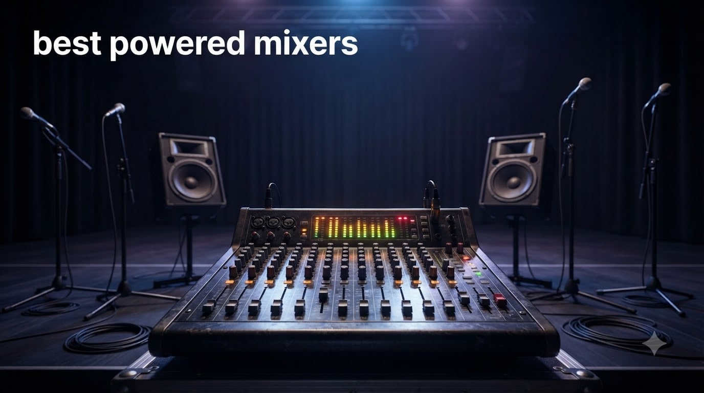 best powered mixers