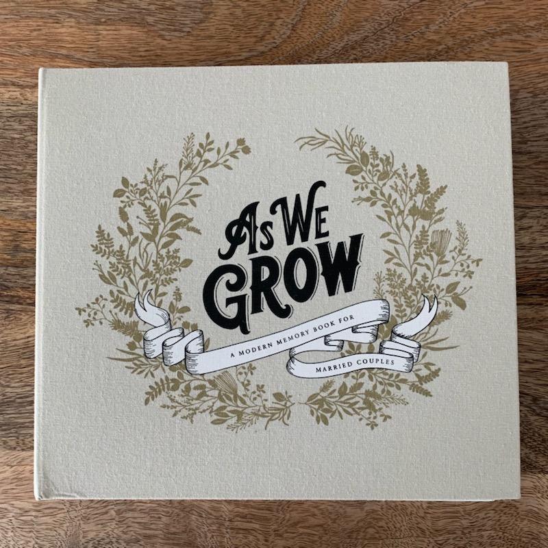 As We Grow: A Modern Memory Book for Married Couples customer photo 2