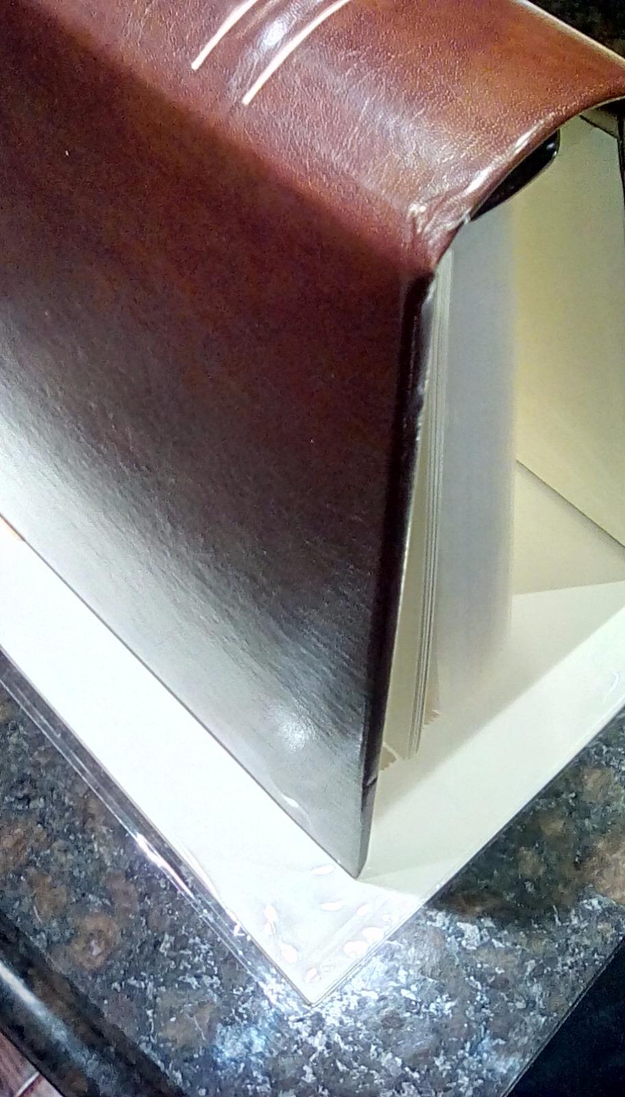 Gallery Leather Photo Album 4x6 Pictures with Slip-In Pockets & Writing Space - Holds up to 120 Photos, Ring Bound, Made in USA - Acadia Black - 11.75