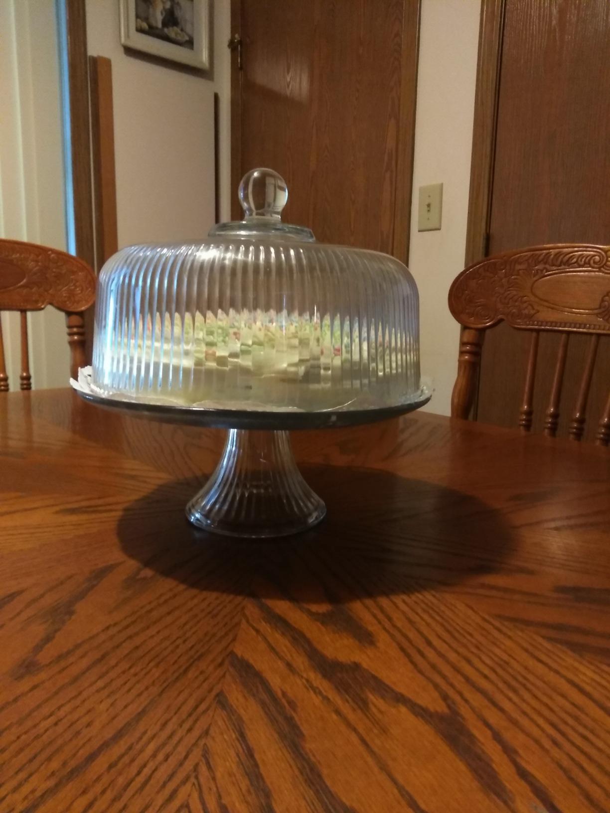 Anchor Hocking Monaco Cake Set, STD, Crystal customer photo 1