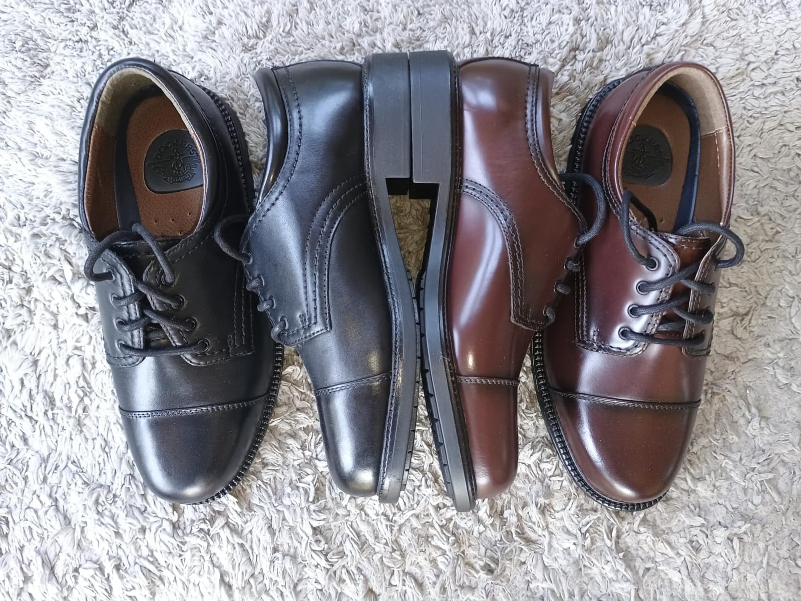 DOCKERS Gordon Leather Dress Shoes for Men Casual Cap Toe Mens Oxford Shoes customer photo 1