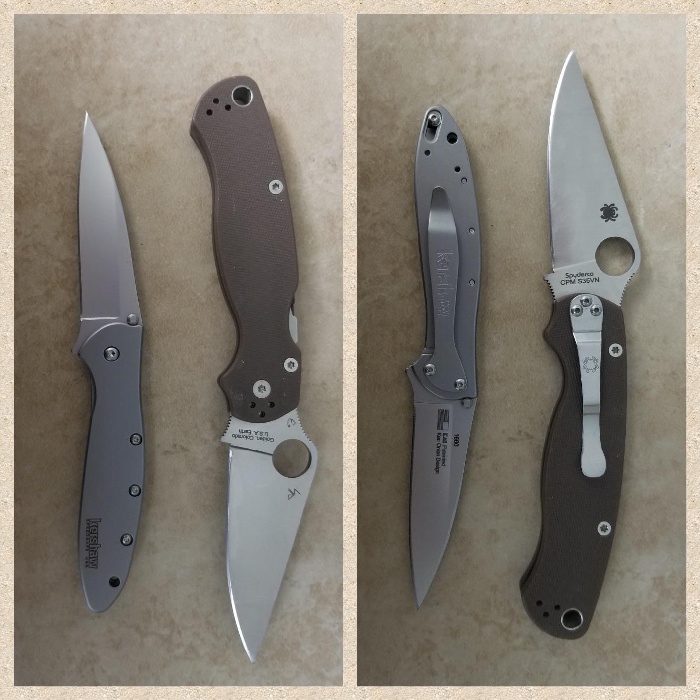 Kershaw Leek, BlackWash Pocket Knife (1660BLKW); 3 Sandvik 14C28N Steel Blade, 410 Stainless Steel Handle, BlackWash Finish, SpeedSafe Assisted Open, Frame and Tip Locks, Reversible Pocketclip; 3 OZ customer photo 2