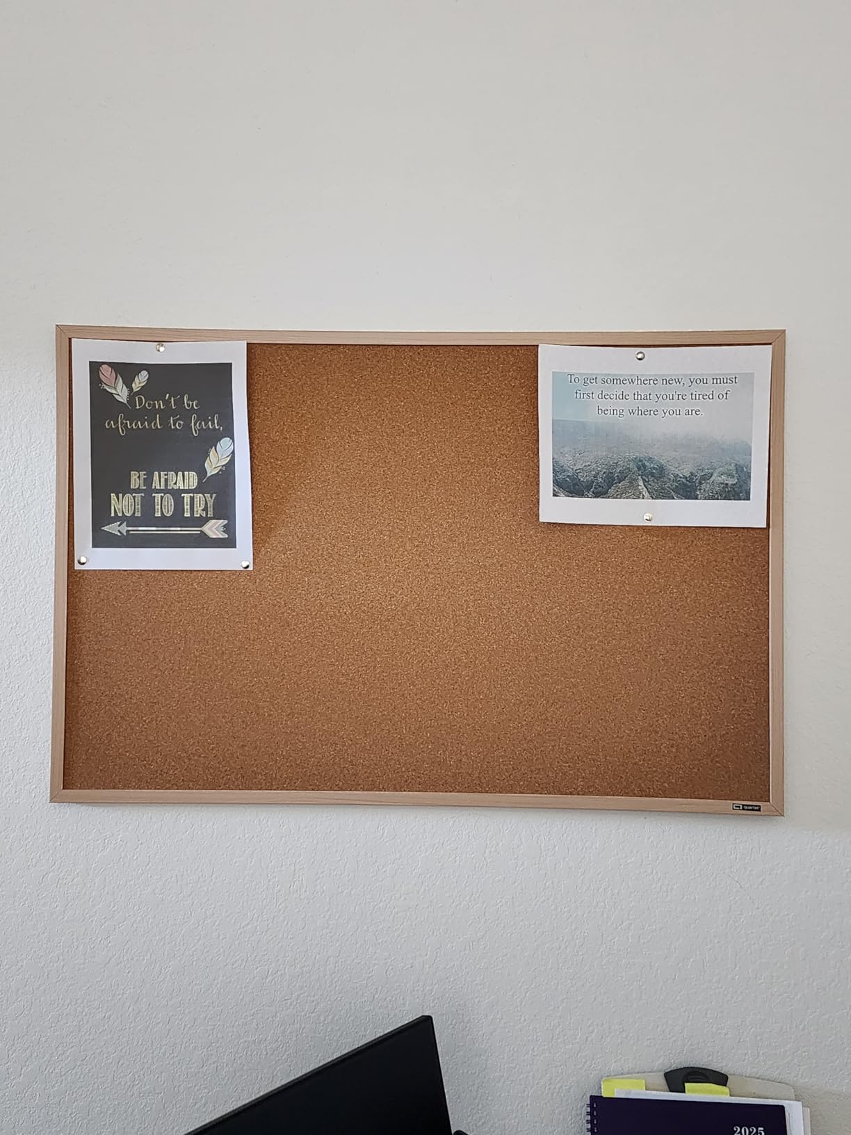 Quartet Cork Board Bulletin Board, 23
