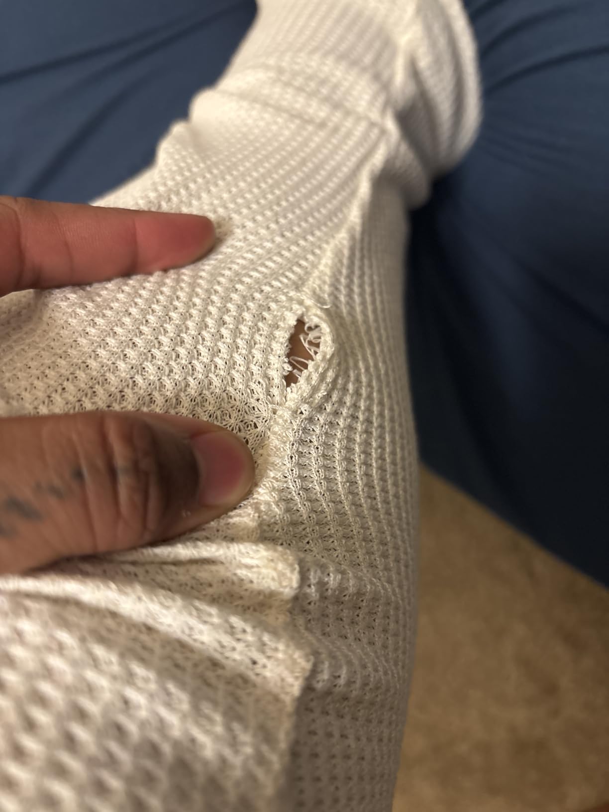 Indera Men's Traditional Waffle Thermal Long Johns Underwear customer photo 2