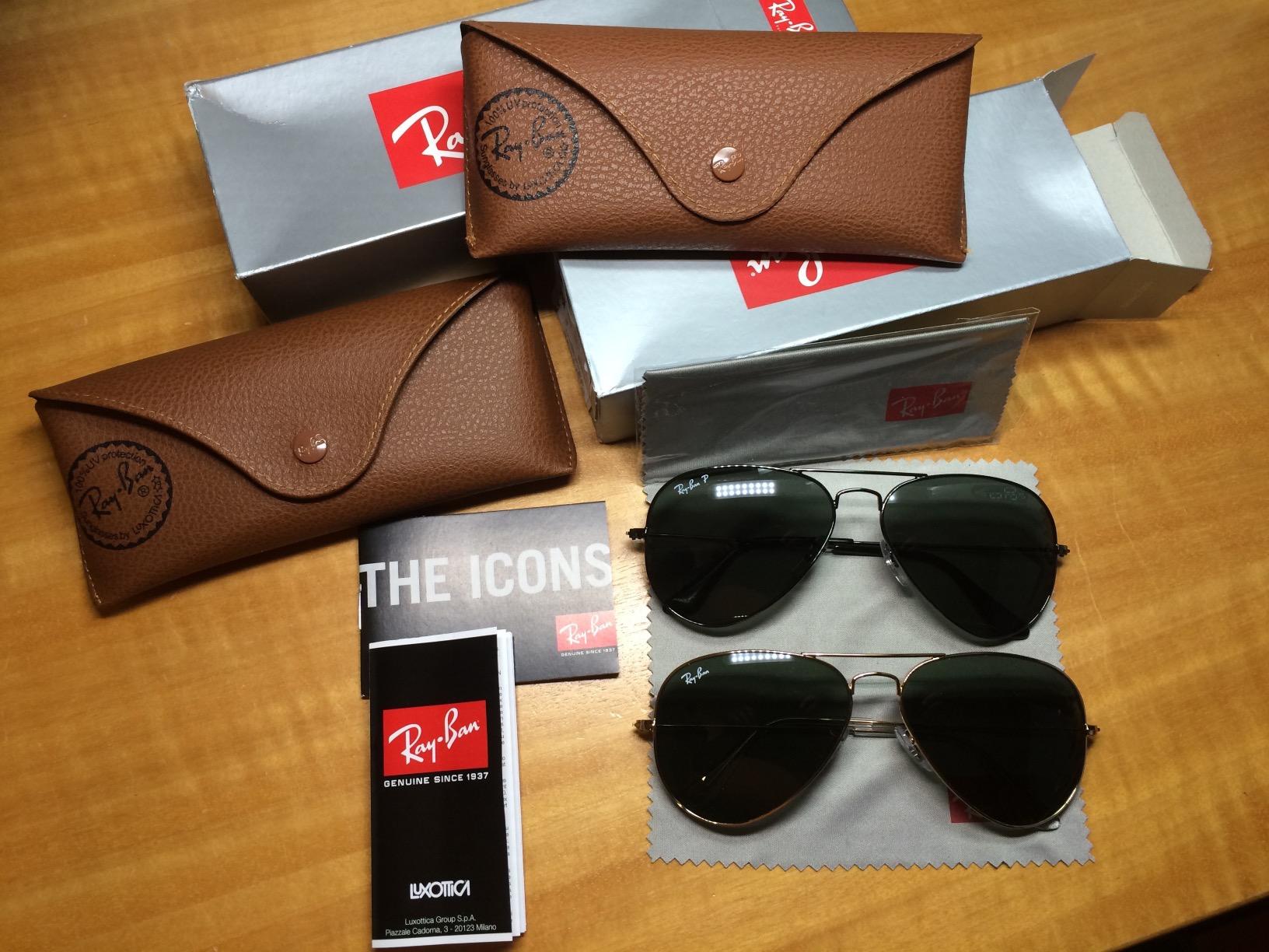 Ray-Ban RB3025 Classic Aviator Sunglasses for Men for Women customer photo 2